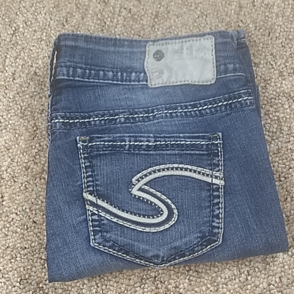Silver Suki Capri